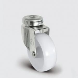 EU04ZKZ75 Oynak Delik Bağlantılı Poliamid Tekerlek Çap:75 Çift Bilya Yataklı Maşa, Kendinden Burçlu