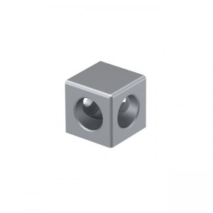 40x40 İki Yönlü Küp Köşe Bağlantı (Kare) K8