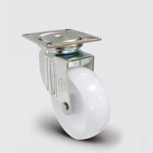 EU01ZKZ75 Döner Tablalı Poliamid Tekerlek Çap:75 Çift Bilya Yataklı Maşa, Kendinden Burçlu