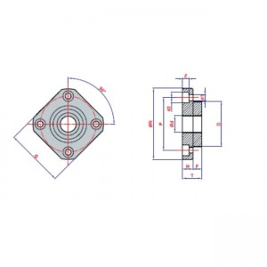 Vidalı Mil Ucu Yatağı - DUP - FF 12	