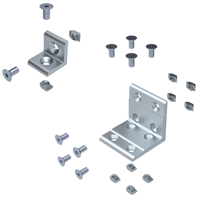 Düz Köşe Bağlantı Parçaları